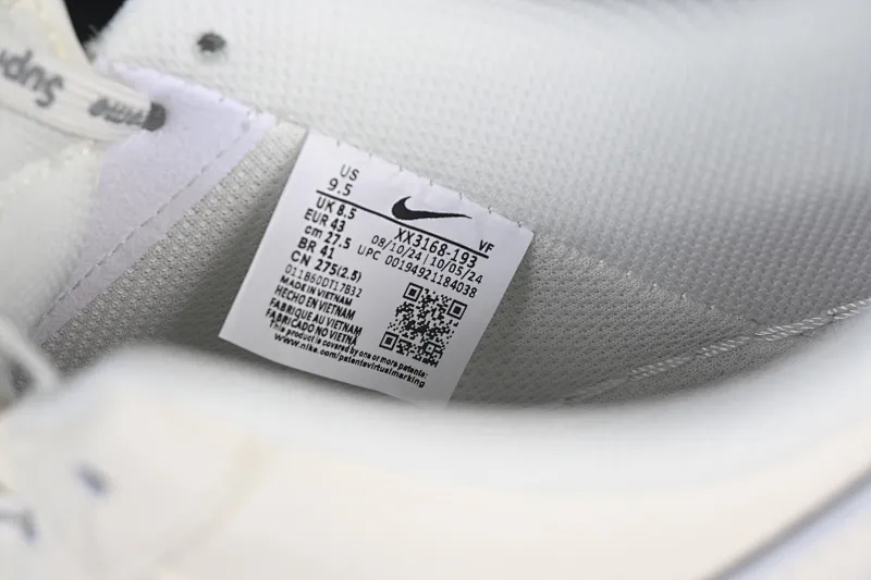 All categories Nk Air Force 1 Air Force series Nk Air Force 1 Low Air Force low-top Nike Air Force 1'07 Low Supreme co-branded beige crystal bottom Air Force 1 low-top casual sneakers XX3168-193